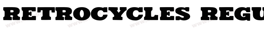 Retrocycles Regular字体转换